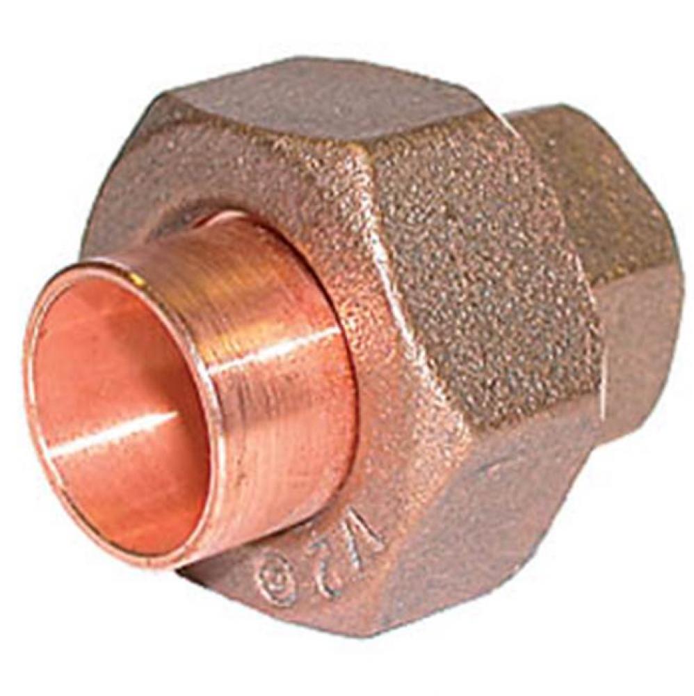 1-1/2&apos;&apos; Sweat x Sweat Large Body Union, No Lead Brass