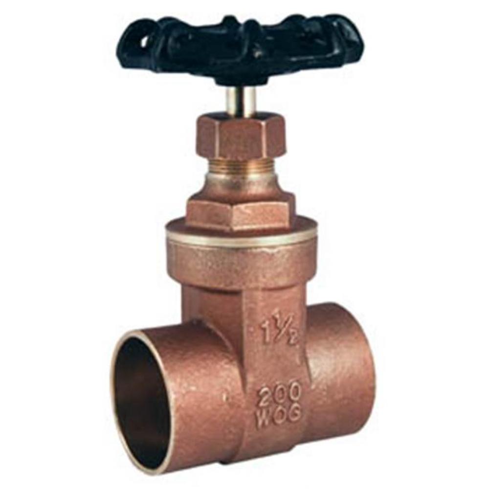 3/4&apos;&apos; S-400 No Lead Brass Compact Gate Valve