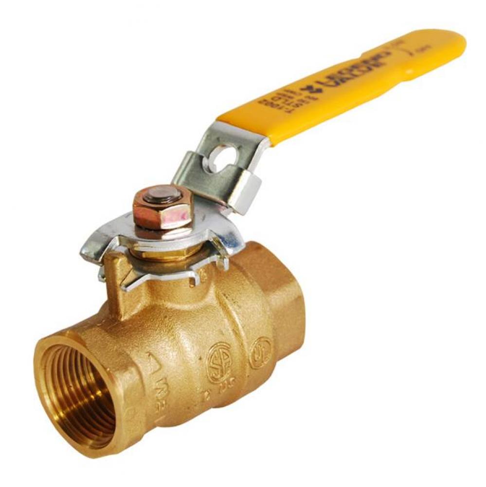 1/2&apos;&apos; T-1002LD Forged Brass Full Port Ball Valve with Locking Device