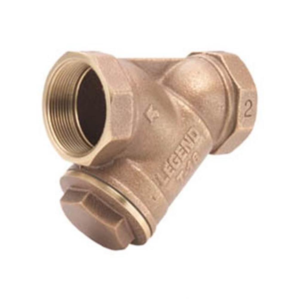 3&apos;&apos; T-16 Compact Brass Y-Strainer