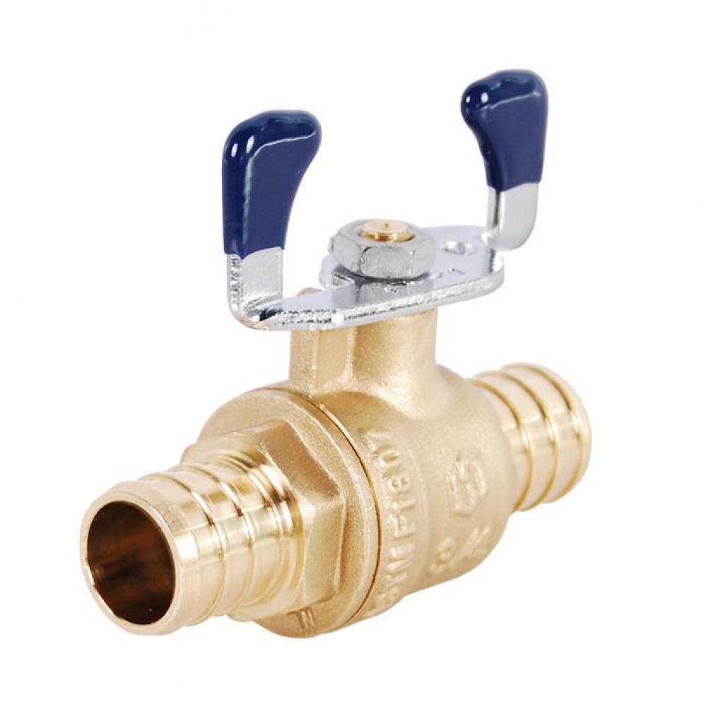 3/4&apos;&apos; T-2006TNL No Lead, DZR Forged Brass PEX Ball Valve, Tee Handle