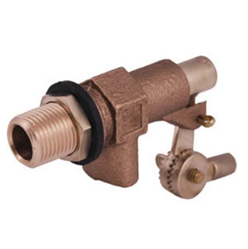 3/8&apos;&apos; T-30 MNPT Inlet, Plain Outlet, Bronze Float Valve