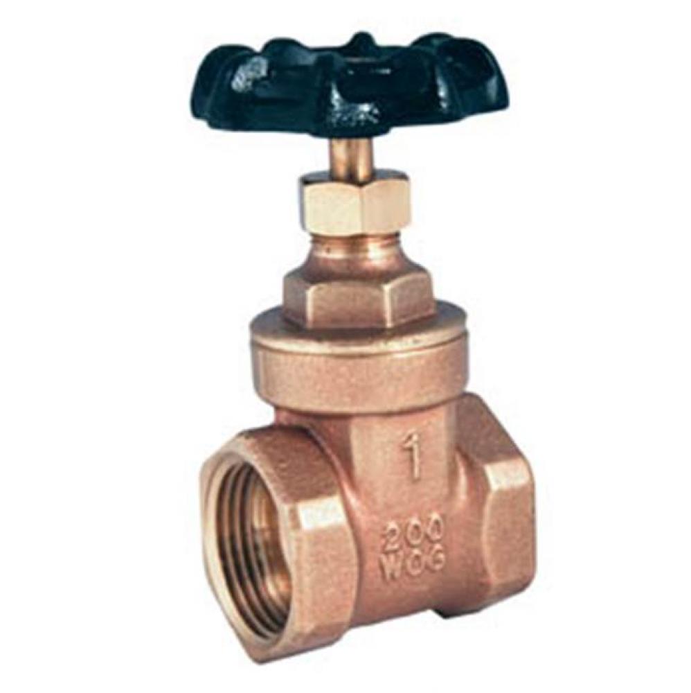 1&apos;&apos; T-400 Brass Compact Compact Gate Valve