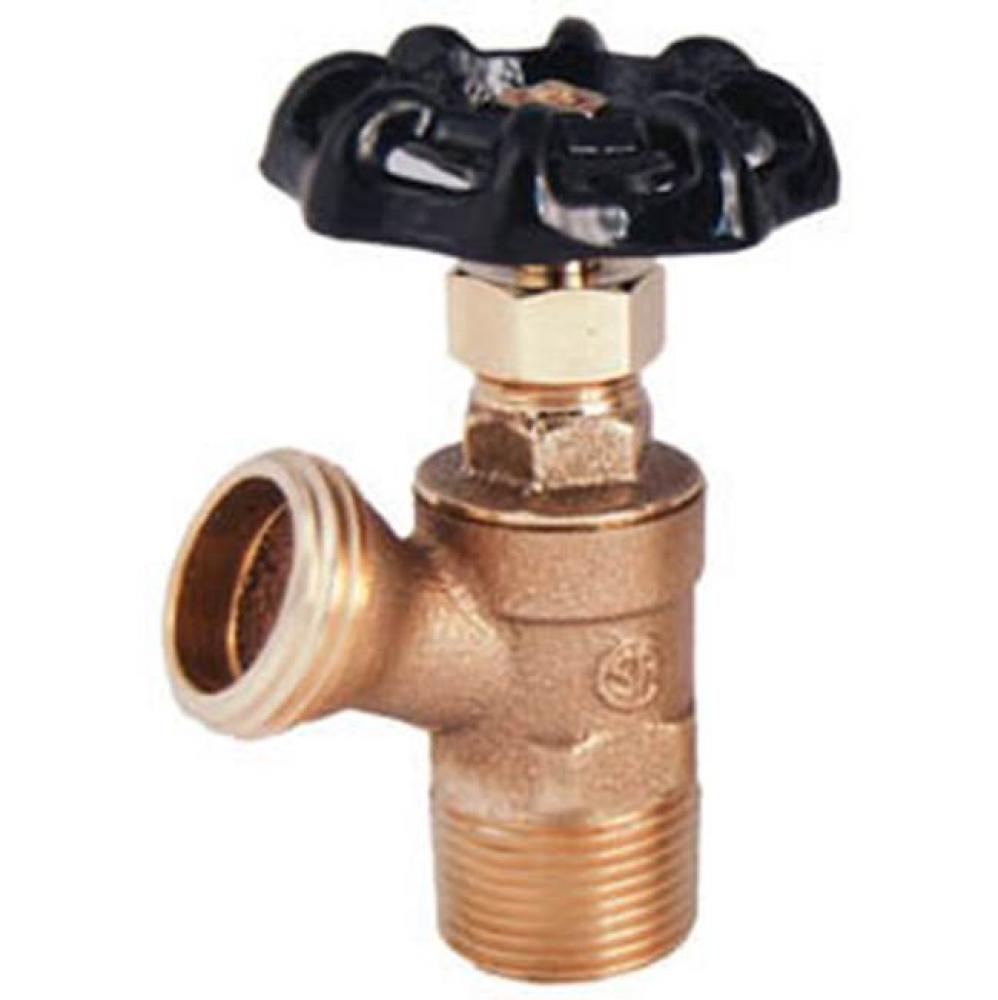 3/4 T-521 No Lead Brass Brass Boiler Drain Valve