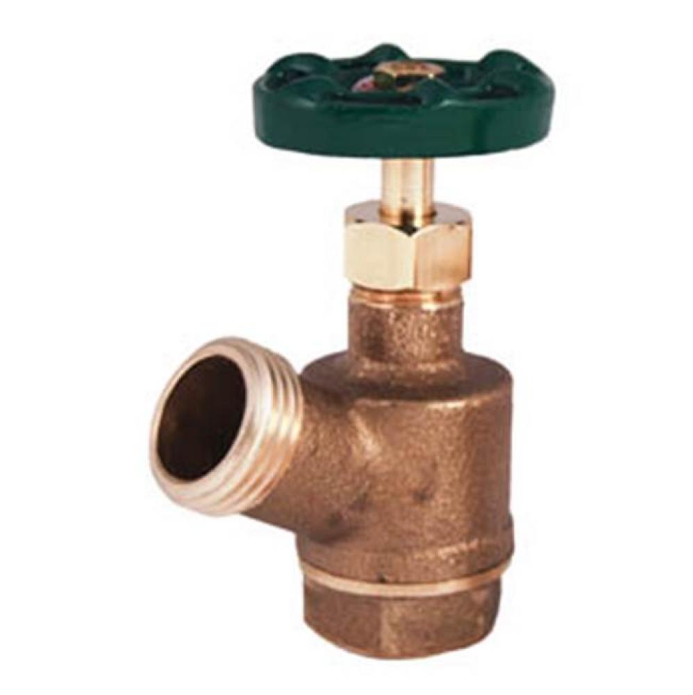 3/4&apos;&apos; T544 No Lead Brass Inverted Hose Garden Valve