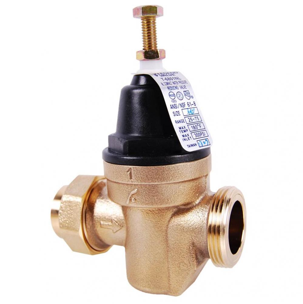 1/2&apos;&apos; T-6801 No Lead Compact Pressure Reducing Valve, Thermo Plastic Bonnet, 1/2&apos;&a