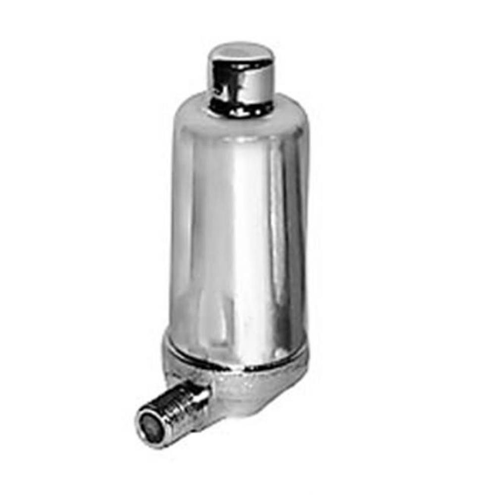 1/8&apos;&apos; T-90 Angle Ecomomy Straight Air Vent, Chrome Plated