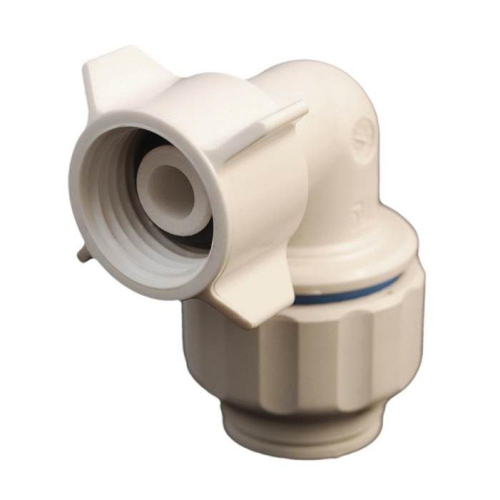 1/2&apos;&apos; Push x Closet Turn-n-Loc Swivel Elbow