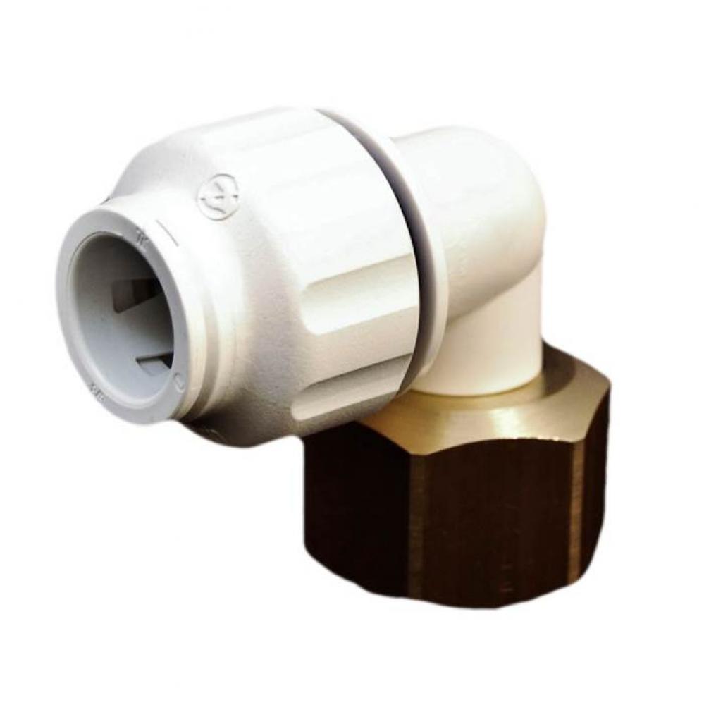 1/2&apos;&apos; Push x FNPT Turn-n-Loc Swivel Elbow