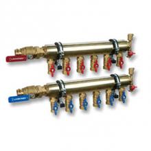 Legend Valve 8220S-20-5 - M-8220P High Capacity Manifold Kit with Air& Fill/Purge Valve 2'' OT-63 Brass Bar 5