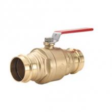 Legend Valve 101-007 - 1-1/2'' P-200 LegendPress Forged Brass Ball Valve