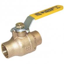 Legend Valve 101-086 - 1-1/4'' S-1002 Forged Brass Full Port Ball Valve, Gland Follower Design