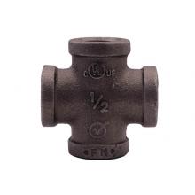 Legend Valve 350-371 - 1/4'' SA Black Cross FNPT x FNPT x FNPT x FNPT