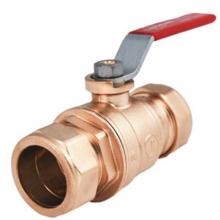 Legend Valve 101-643NL - 1/2'' T-1009NL No Lead Forged Brass Full Port Ball Valve, Compression Ends