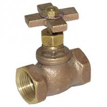 Legend Valve 107-107 - 3/4'' T-501X Brass Stop Valve with Cross Handle