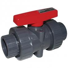 Legend Valve 201-206 - 1-1/4'' T/S603 PVC True Union Ball Valve, with FNPT & Solvent Adapters