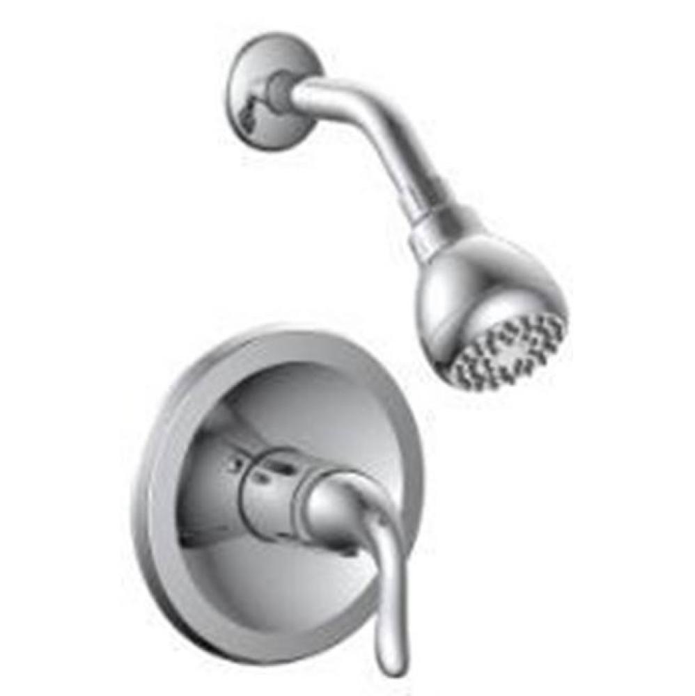 Shower Only Finish Pack With Cc And Mip Rough-In Valve Less Stops, 1.75 Gpm Showerhead, Chrome
