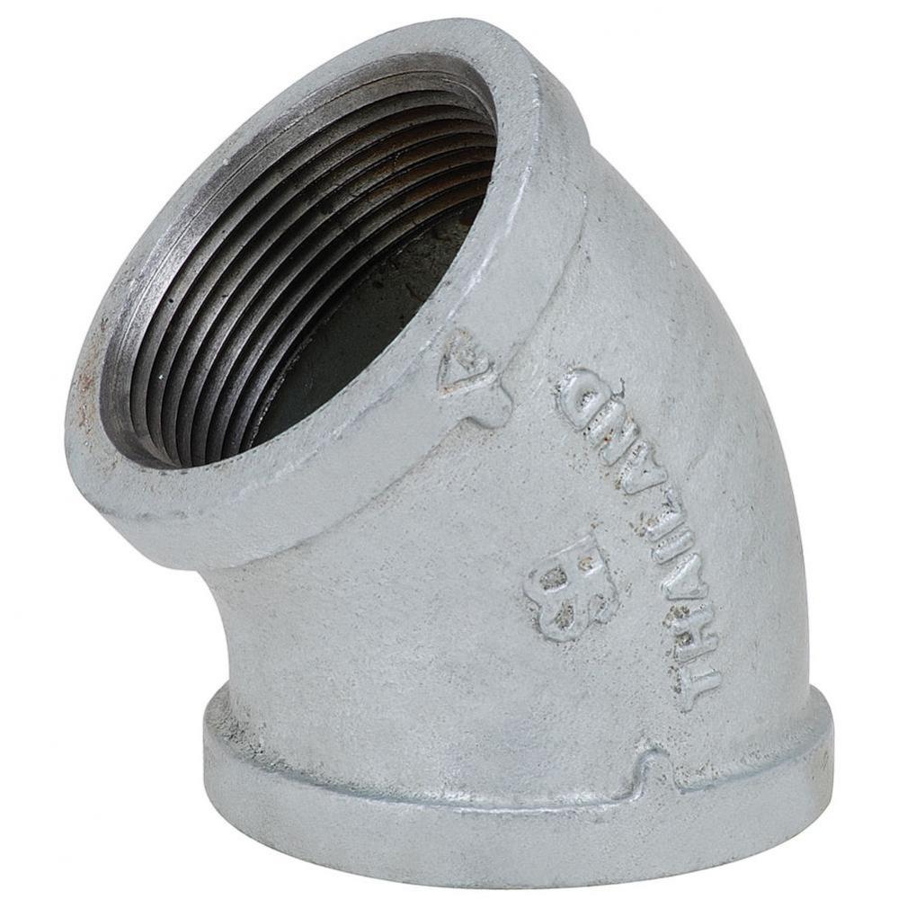 3/8&apos;&apos; Galv Mall 45 Elbow