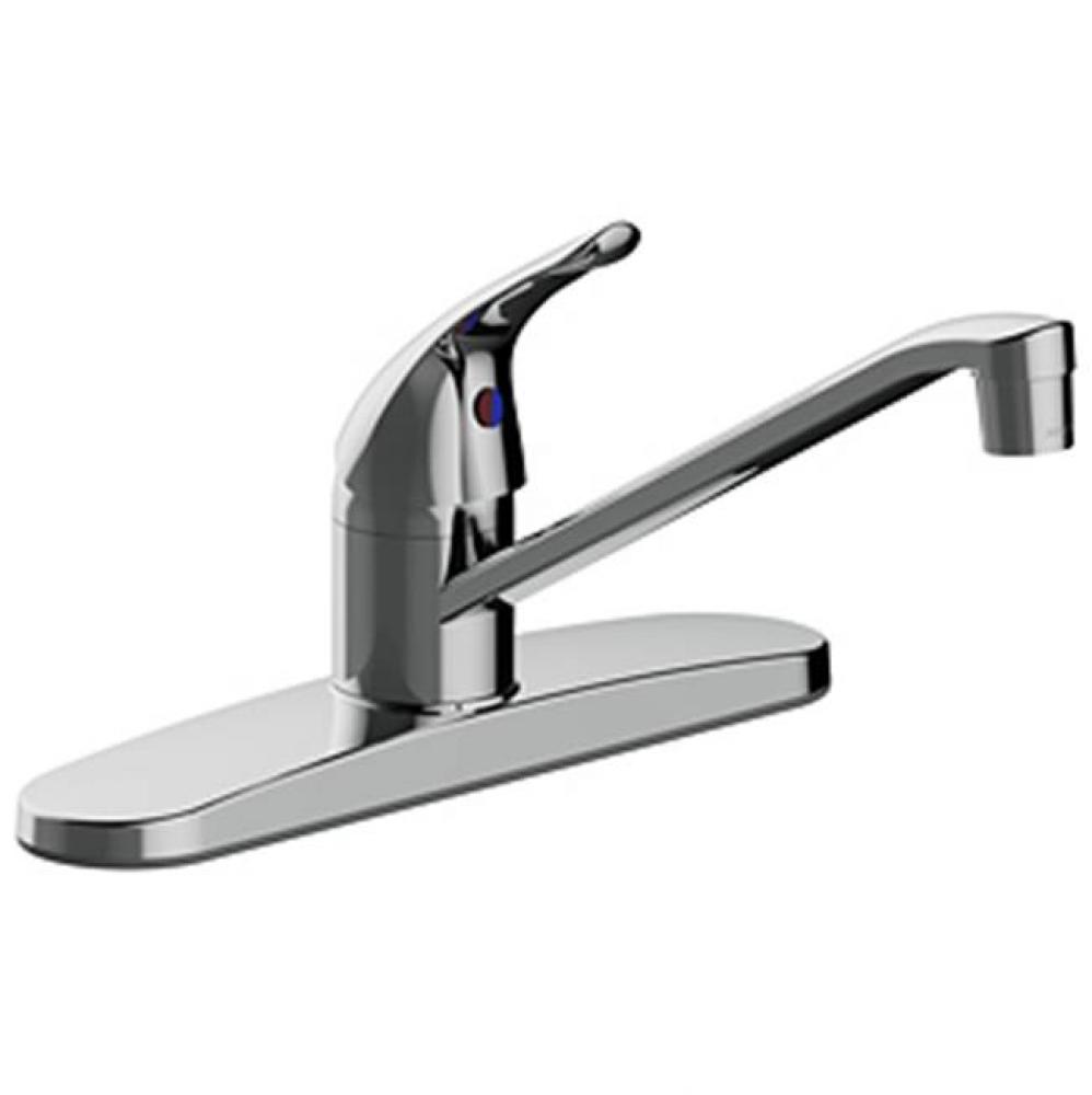 Single Handle Kitchen Faucet, Copper Inlet Supply, Washerless, 1.5 Gpm, Chrome