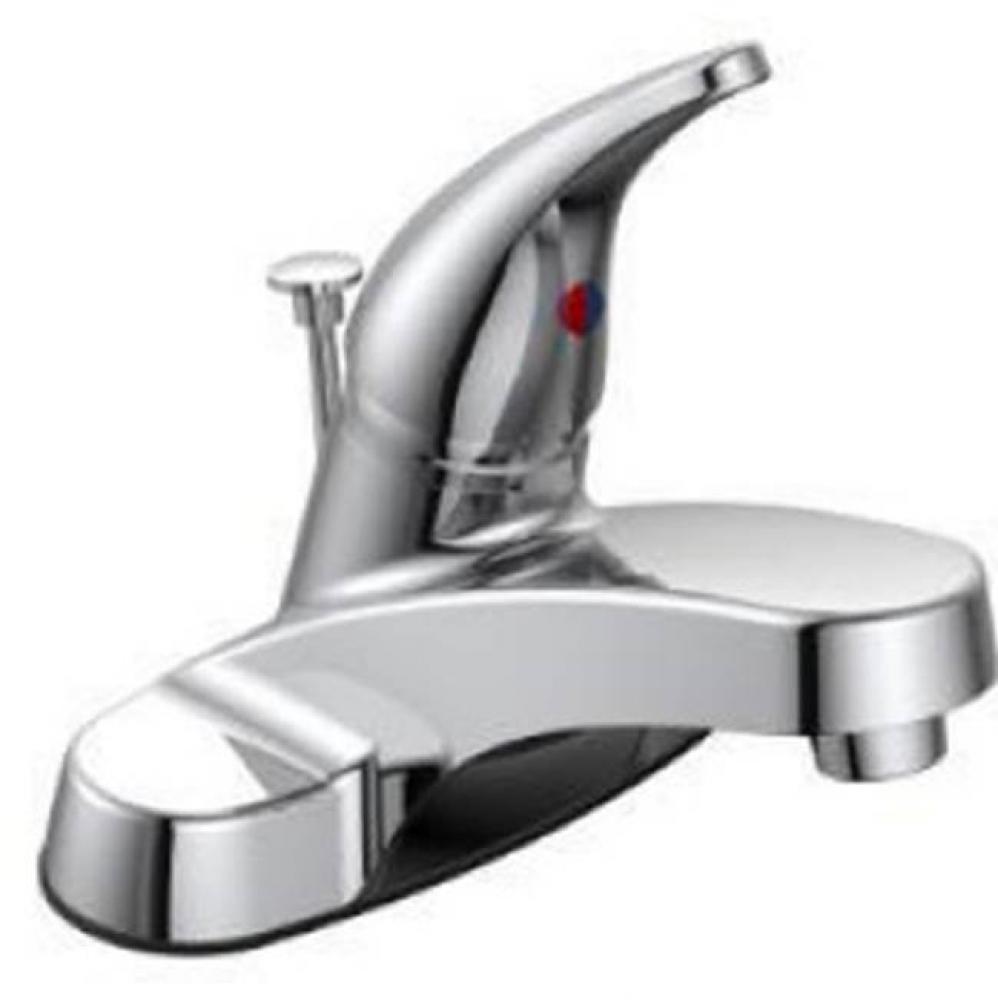 4&apos;&apos; Cp Single Handle Lav Faucet W/50/50 Pop-Up Job Pack