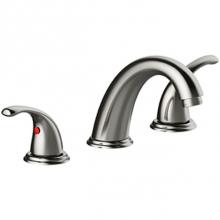 Matco Norca LV-480BNF - Two Handle High Arc 8'' Widespread Lavatory Faucet, Quick Mount Installation, 50/50 Push