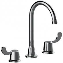 Matco Norca LV-480CLB - Two Handle 8'' Widespread Lavatory Faucet, Wrist Blade Handles, Quick Mount Installation