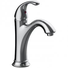Matco Norca LV-500CF - Sgl Hndle Lav Faucet, Sgl Hole Or Three Hole Mount, Deckplate Included, Integrated Supply Lines, 5