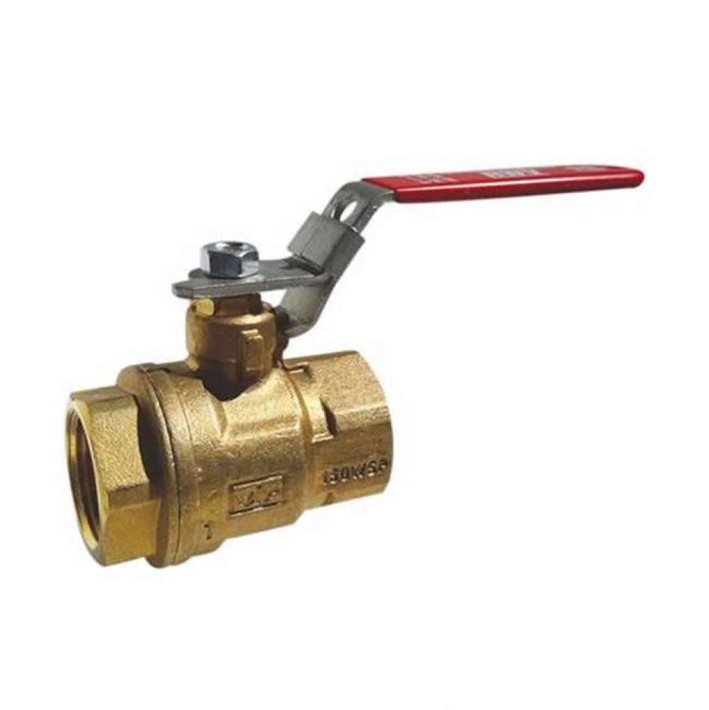 1-1/4 IN 600# WOG,  Brass Body,  Threaded Ends,  Automatic Drain