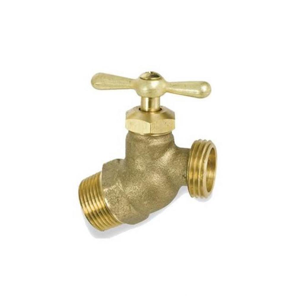 BRASS NO-KINK HOSE BIBB