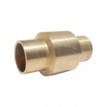 Red-White Valve 670779205069 - 1 IN 200# WOG,  Forged Brass Body,  Solder Ends,  Spring Loaded