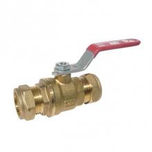 Red-White Valve 670779565040 - 1/2 IN 600# WOG*,  Brass Body,  Compression Ends,  Teflon Seats
