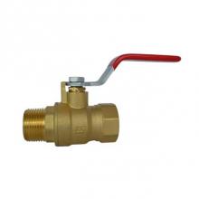 Red-White Valve 670779537078 - 1-1/4 IN 150# WSP,  600# WOG,  Brass Body,  Male X Female Threaded ends
