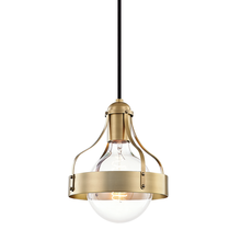 Mitzi by Hudson Valley Lighting H271701-AGB - Violet Pendant