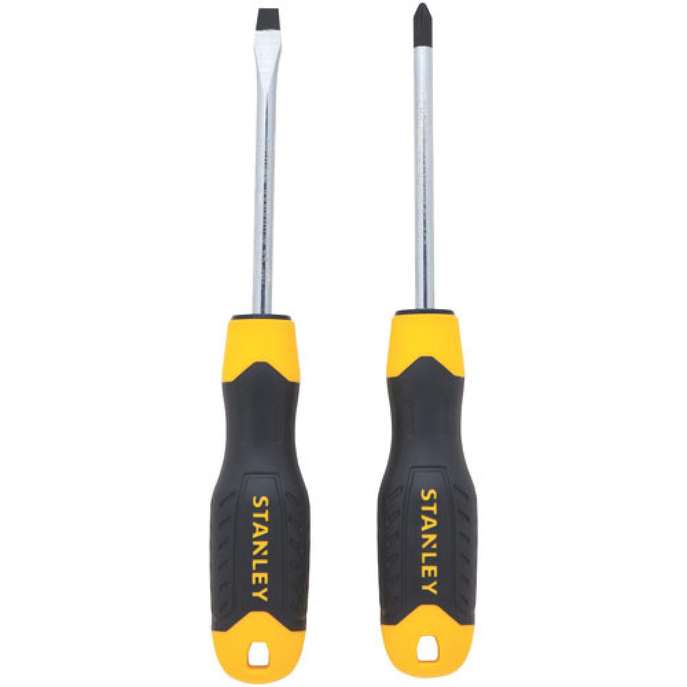 2 pc Cushion Grip Screwdriver Set