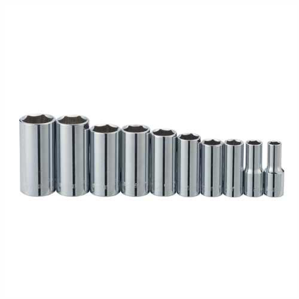 10 pc Professional Grade(TM) 3/8 in Drive Deep Socket Set