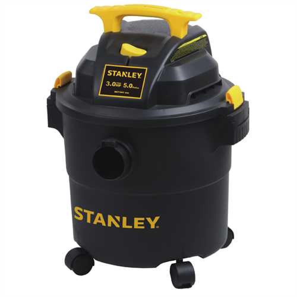 STANLEY WET/DRY VACUUM- 5 GALLON, 4.5 PEAK HP