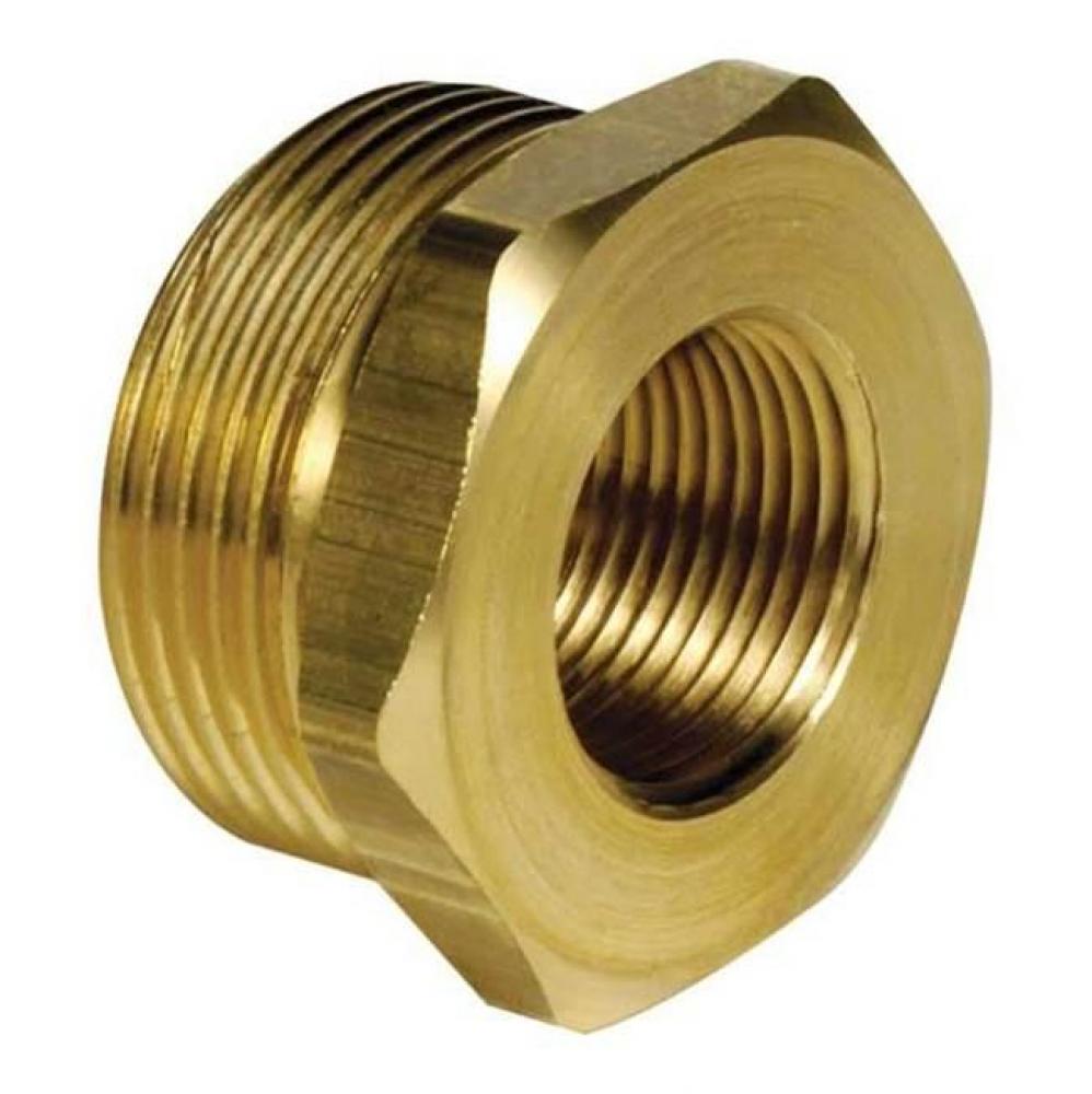 Threaded Brass Manifold Bushing, R32 Male X 1&apos;&apos; Female Npt