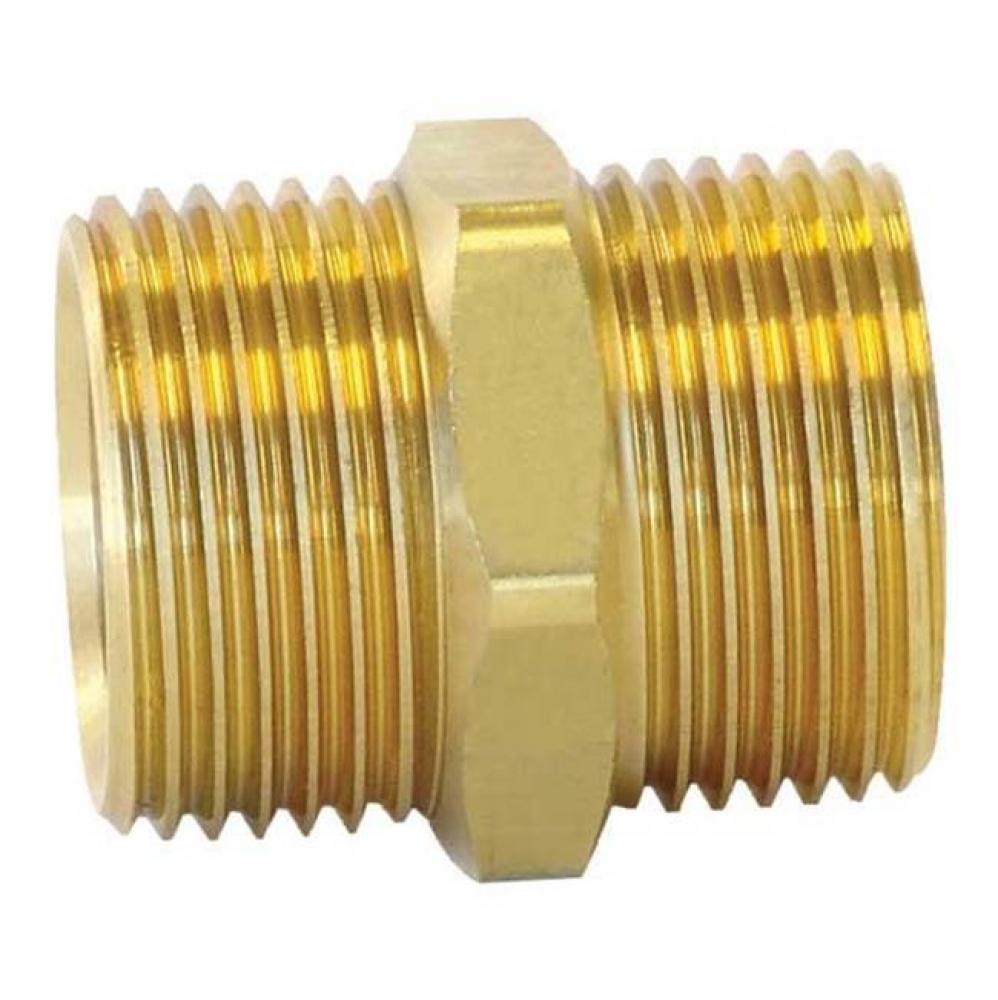 QS-style Coupling Nipple, R25 x R25 (for 3/4&apos;&apos; and 5/8&apos;&apos; tubing only)