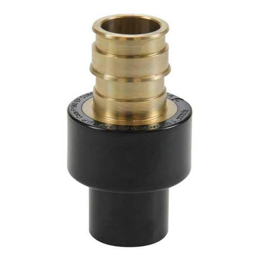 Propex Lf Brass X Cpvc Spigot Adapter, 1 1/4&apos;&apos; Pex X 1 1/4&apos;&apos; Cpvc (Cts)