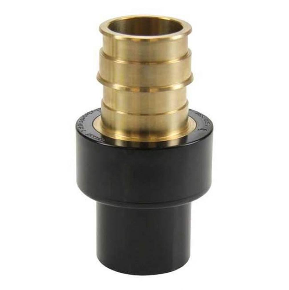 Propex Lf Brass X Cpvc Spigot Adapter, 2&apos;&apos; Pex X 2&apos;&apos; Cpvc (Cts)