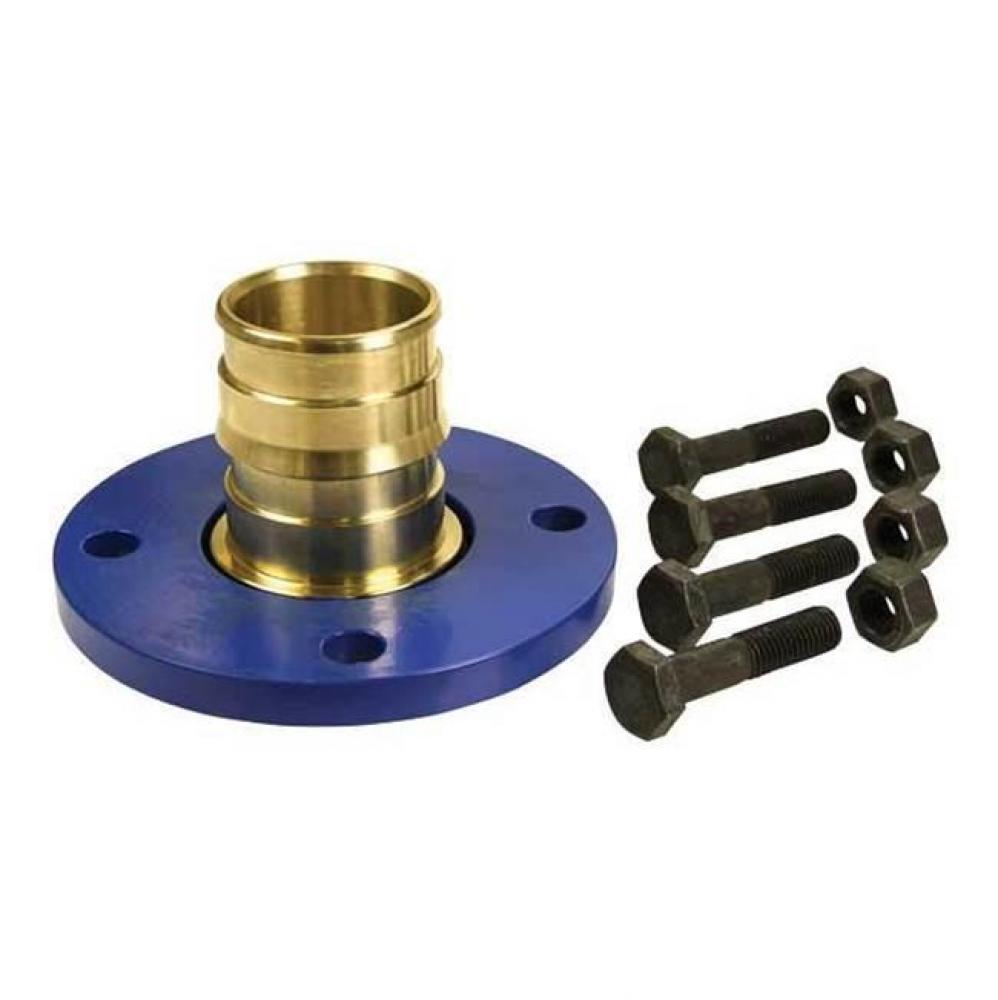 Propex Lf Brass Flange Adapter Kit, 2 1/2&apos;&apos; Pex (150 Lb.)