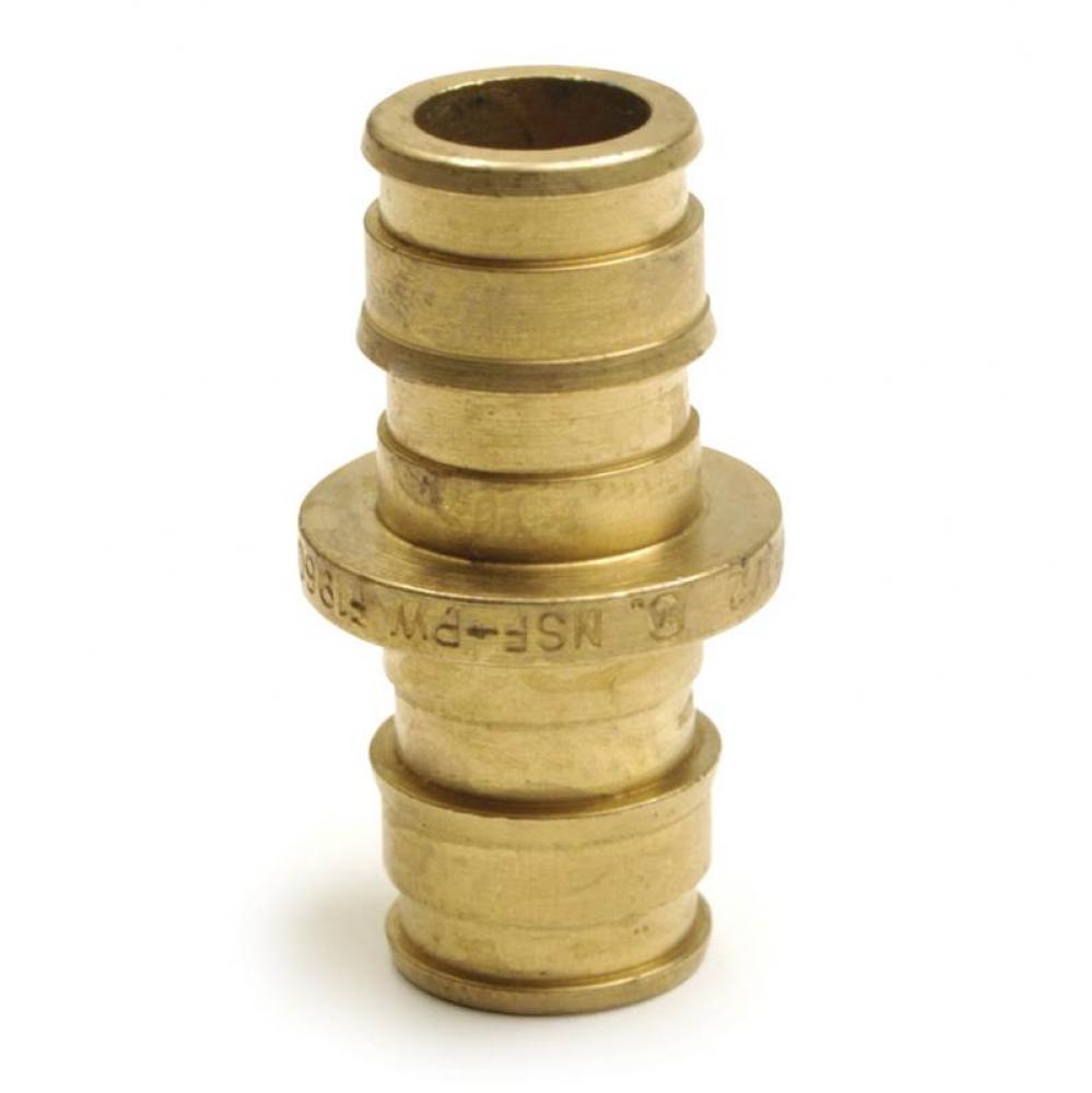 ProPEX LF Brass Coupling, 1/2&apos;&apos; PEX x 1/2&apos;&apos; PEX