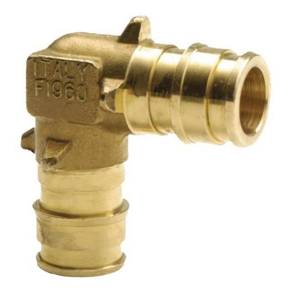 Propex Lf Brass Elbow, 1/2&apos;&apos; Pex X 1/2&apos;&apos; Pex