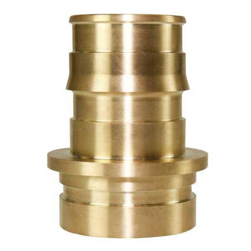 ProPEX LF Groove Fitting Adapter, 2&apos;&apos; PEX LF Brass x 2 1/2&apos;&apos; CTS Groove