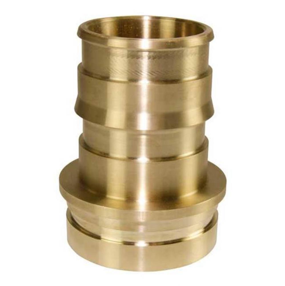 Propex Lf Groove Fitting Adapter, 3&apos;&apos; Pex Lf Brass X 3&apos;&apos; Cts Groove
