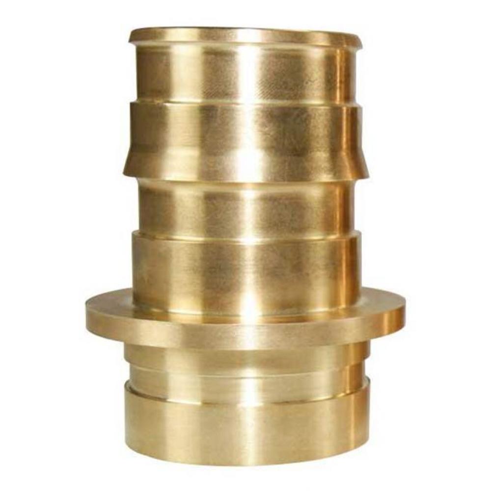 ProPEX LF Groove Fitting Adapter, 2&apos;&apos; PEX LF Brass x 2 1/2&apos;&apos; IPS Groove