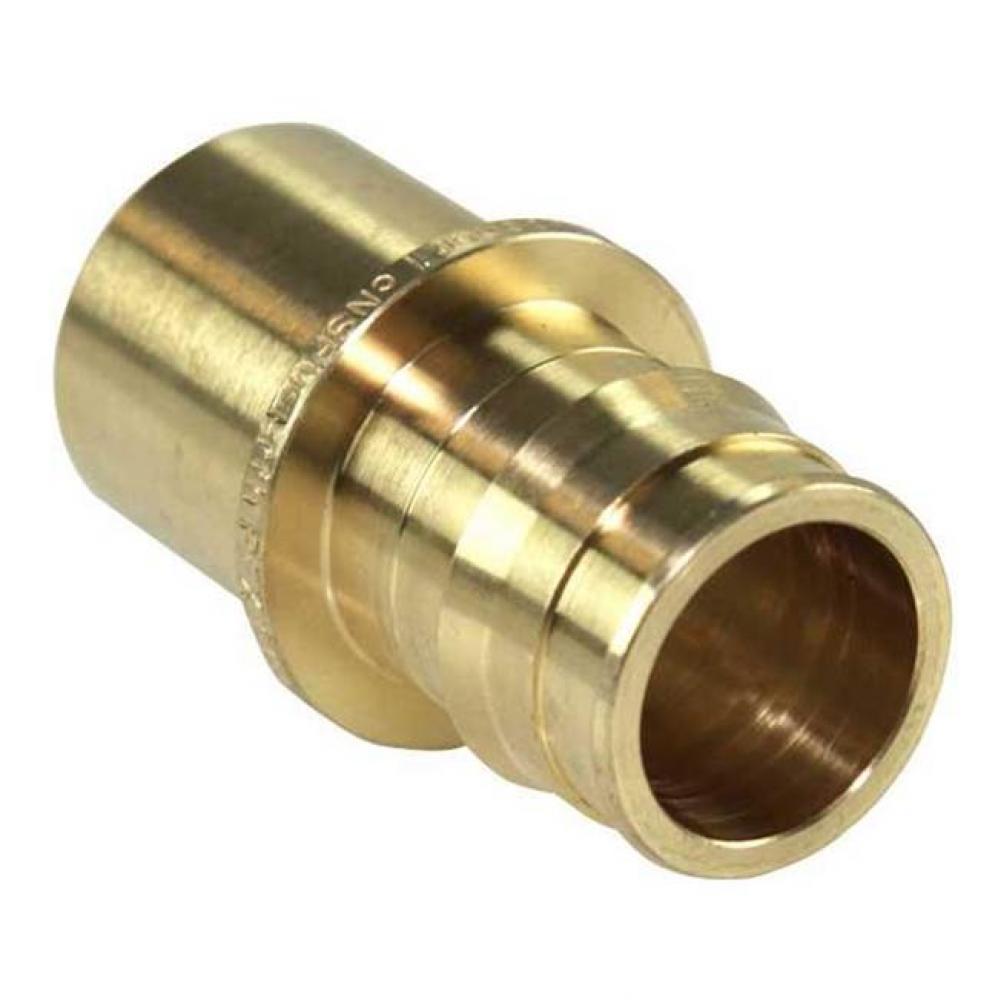 Propex Brass Fitting Adapter, 1&apos;&apos; Pex X 1&apos;&apos; Copper