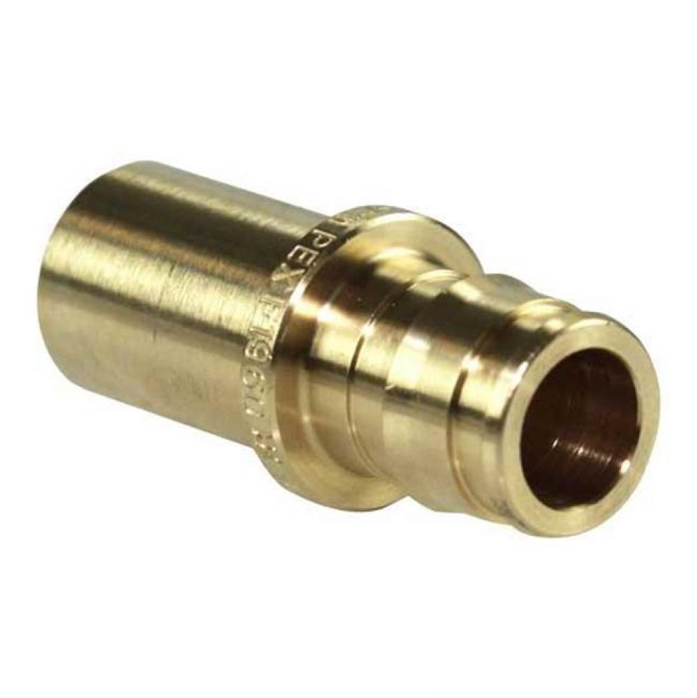 Propex Brass Fitting Adapter, 1/2&apos;&apos; Pex X 1/2&apos;&apos; Copper