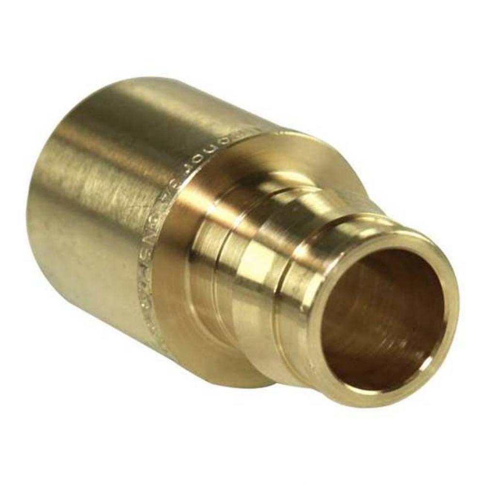 Propex Brass Fitting Adapter, 3/4&apos;&apos; Pex X 1&apos;&apos; Copper