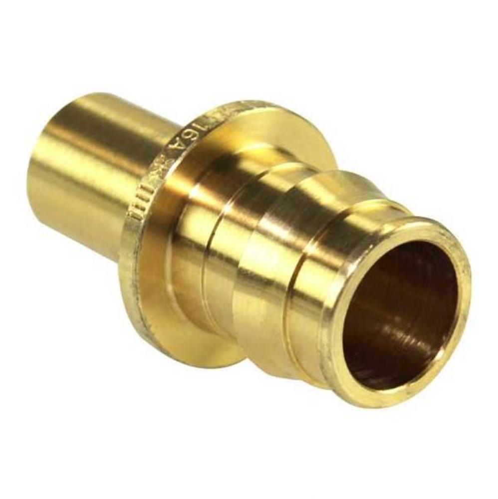 Propex Brass Fitting Adapter, 3/4&apos;&apos; Pex X 1/2&apos;&apos; Copper